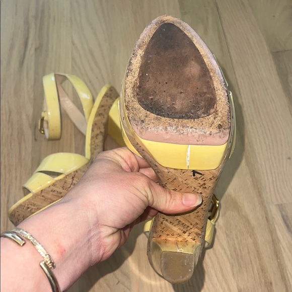 Yellow Platform Heels - Picture 2 of 6